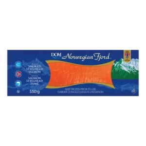Norwegian Fjord Frozen Smoked Steelhead Salmon
